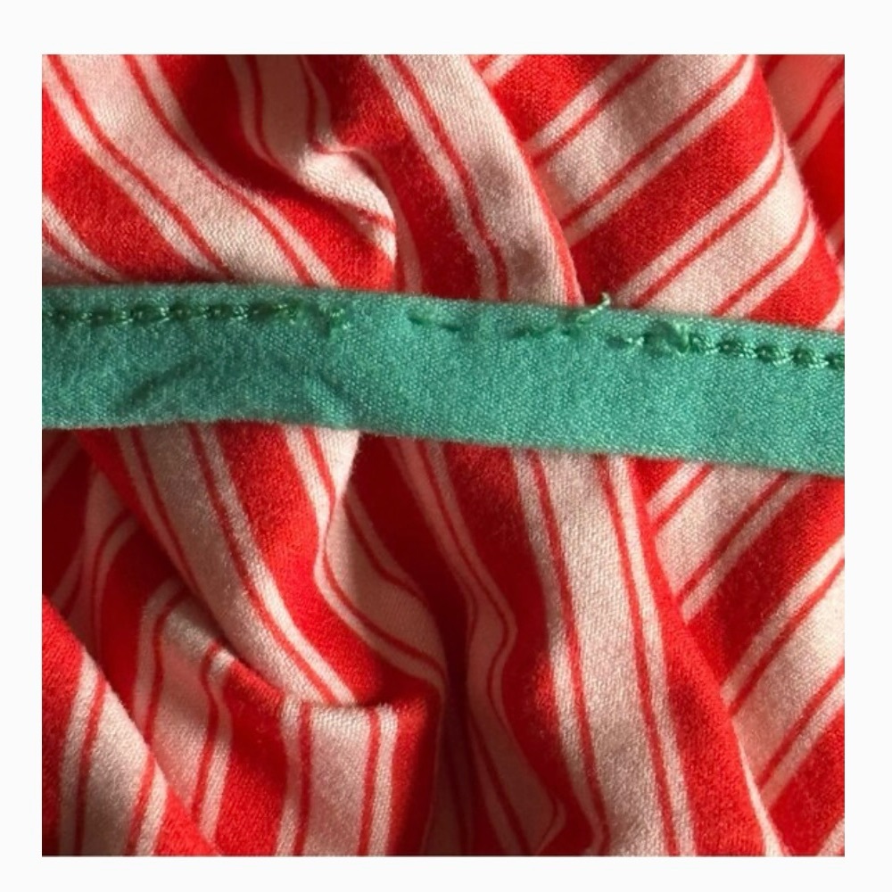 Cheeky Plum Striped and Floral Long Sleeve Santa Dress - Size 4T - EUC ⭐🎄 - Picture 12 of 12